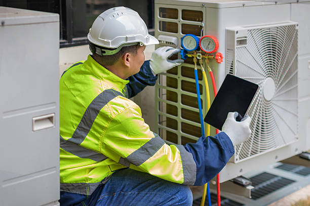 Professional Hvac technician working in Fairview, OK